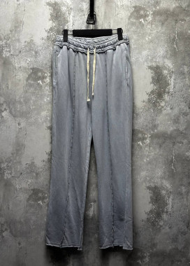 Штани вільного крою прямі виварені світло-сірі MFStore Изображение Штани вільного крою прямі виварені світло-сірі MFStore