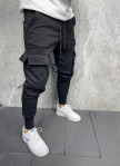 Штаны спортивные карго узкие черные MFStore Изображение Штаны спортивные карго узкие черные MFStore