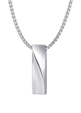 Стильний ланцюжок з кулоном хром MFStore Изображение Стильний ланцюжок з кулоном хром MFStore