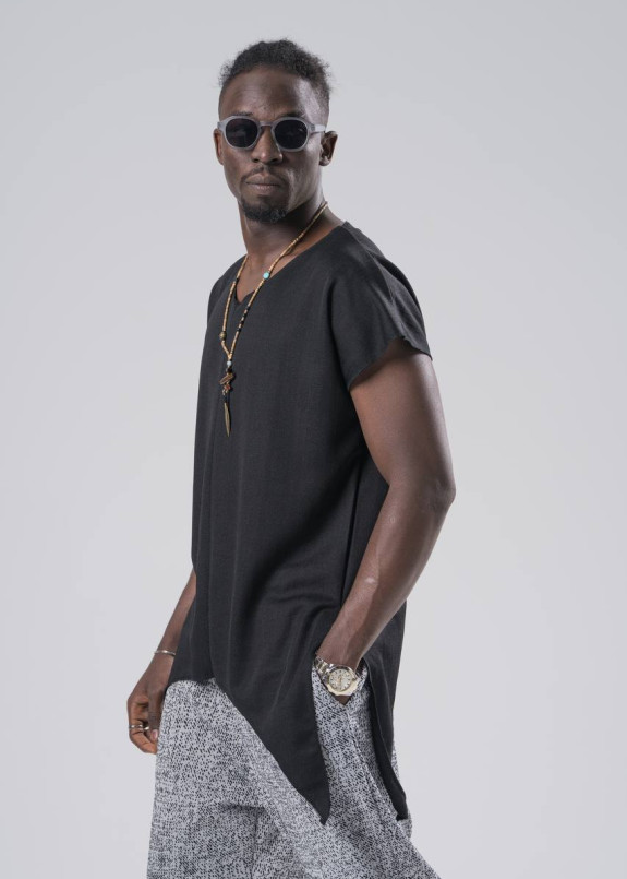 Безрукавка дизайнерська чорна MFStore Изображение Безрукавка дизайнерська чорна MFStore