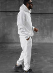 Костюм оверсайз базовий на флісі білий MFStore Изображение Костюм оверсайз базовий на флісі білий MFStore
