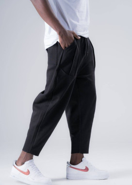 Брюки галіфе з накладними карманами чорні MFStore Изображение Брюки галіфе з накладними карманами чорні MFStore