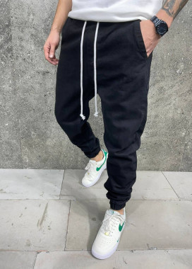 Джинси з мотнею та білими шнурками Mfstore Изображение Джинси з мотнею та білими шнурками Mfstore