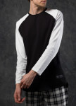 Изображение Лонгслив мужской черно-белый Шазам Tur streetwear
