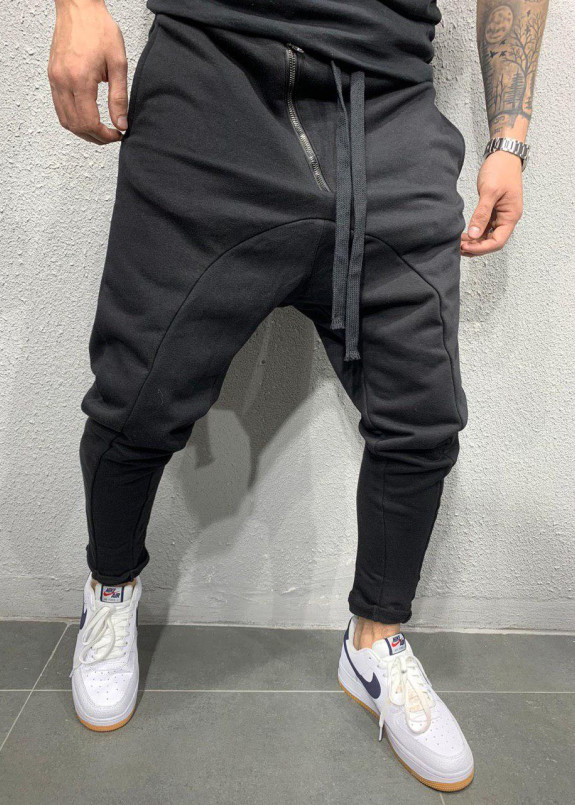 Штаны галифе с молнией спереди черные MFStore Изображение Штаны галифе с молнией спереди черные MFStore