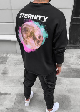 Кофта оверсайз eternity черная MFStore Изображение Кофта оверсайз eternity черная MFStore