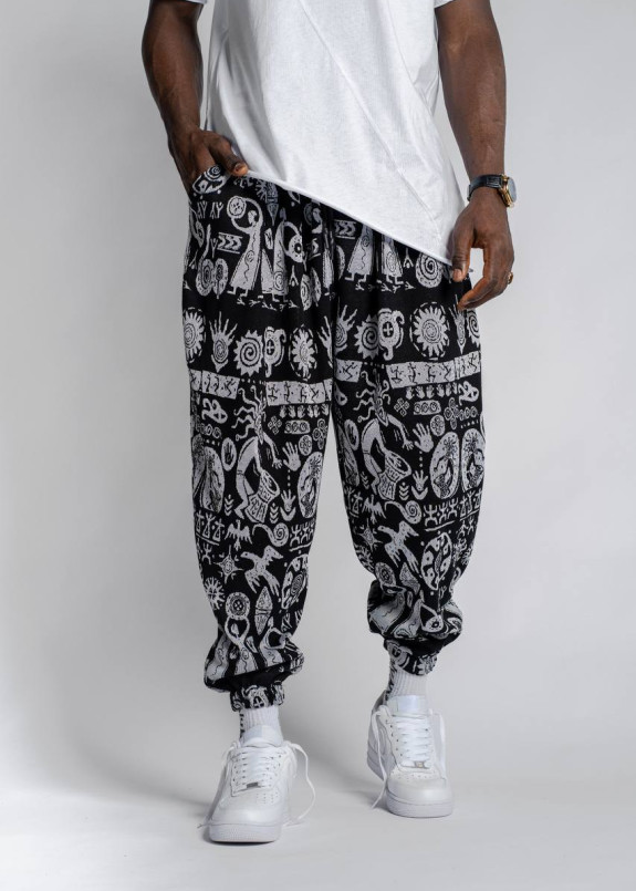 Штани вільного крою з малюнком wild MFStore Изображение Штани вільного крою з малюнком wild MFStore