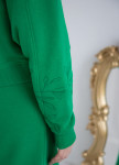 Изображение Костюм зеленый тройка с штанами клеш