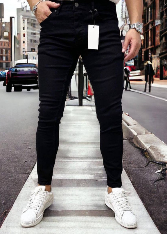 Джинси чоловічі вузькі до низу чорні MFStore Изображение Джинси чоловічі вузькі до низу чорні MFStore