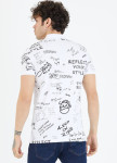 Футболка белая поло reflect your style MFStore Изображение Футболка белая поло reflect your style MFStore