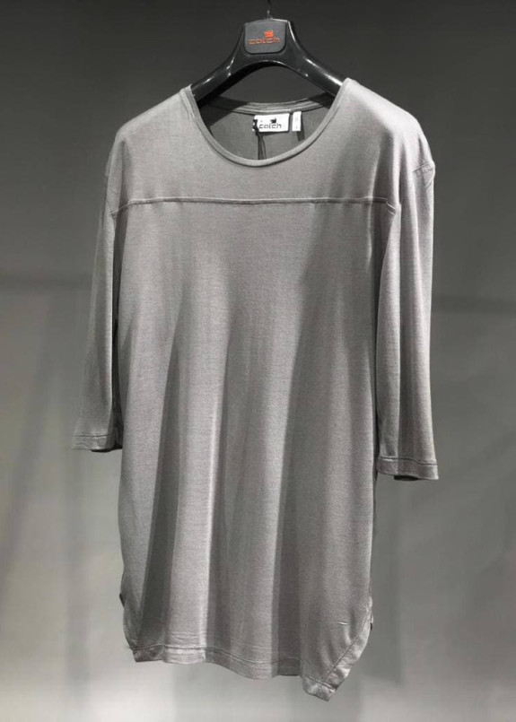 Футболка серая с удлиненным рукавом MFStore Изображение Футболка серая с удлиненным рукавом MFStore