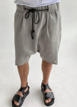 Льняные серые шорты Изображение Льняные серые шорты