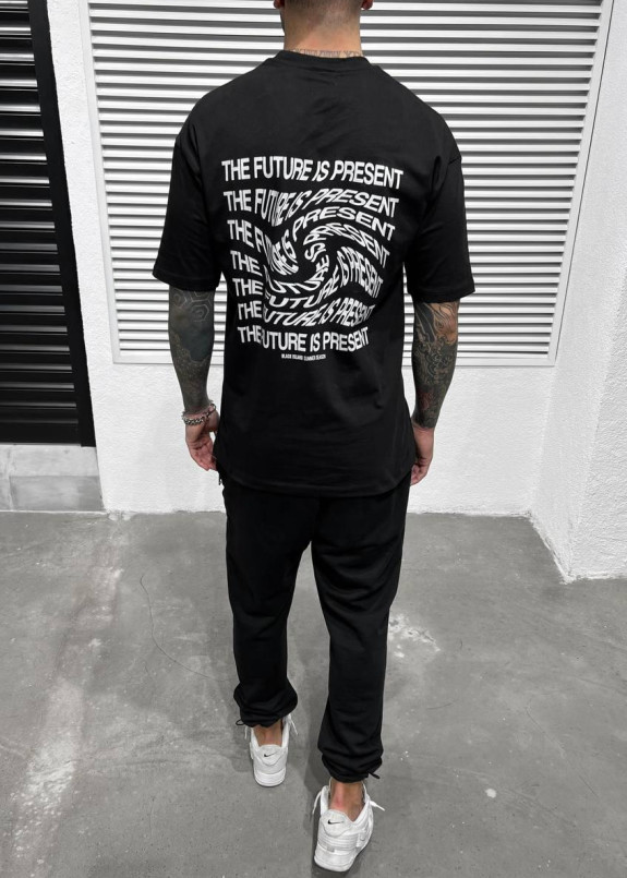 Футболка оверсайз instinct черная MFStore Изображение Футболка оверсайз instinct черная MFStore