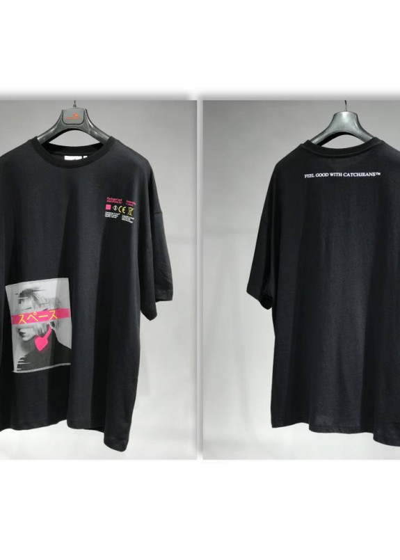 Футболка с жен и иероглифы MFStore Изображение Футболка с жен и иероглифы MFStore