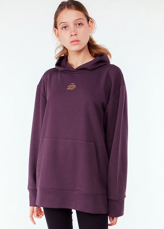 Коричневый оверсайз худи Изображение Коричневый оверсайз худи