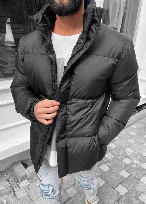 Куртка короткая оверсайз матовая Изображение Куртка короткая оверсайз матовая