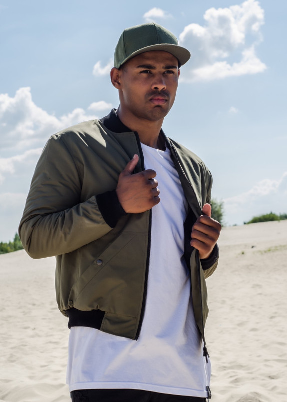 Бомбер мужской Street хаки Изображение Бомбер мужской Street хаки