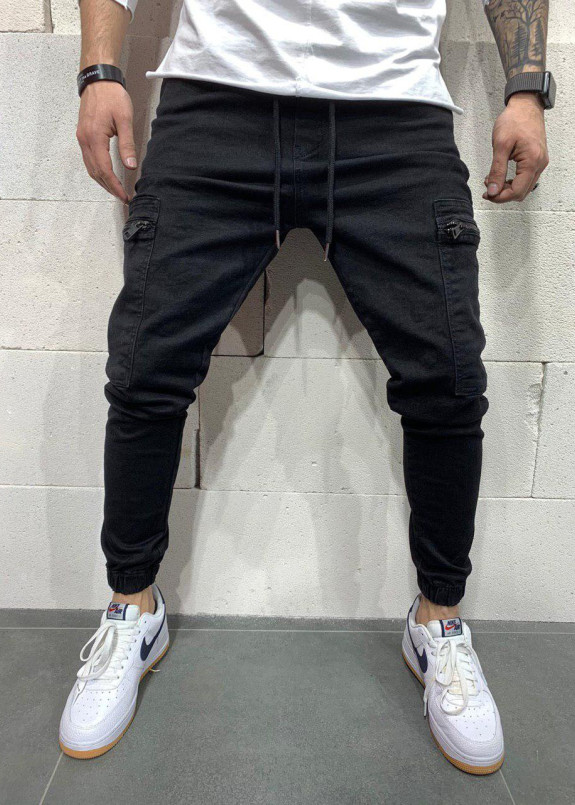 Брюки с карманами по бокам на молниях MFStore Изображение Брюки с карманами по бокам на молниях MFStore