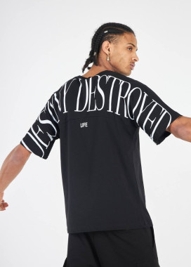 Футболка чоловіча destiny destroyed чорна MFStore Изображение Футболка чоловіча destiny destroyed чорна MFStore