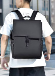 Стильний матовий рюкзак чорний MFStore Изображение Стильний матовий рюкзак чорний MFStore