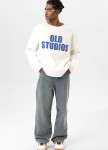 Світшот оверсайз на флісі old studios білий MFStore Изображение Світшот оверсайз на флісі old studios білий MFStore