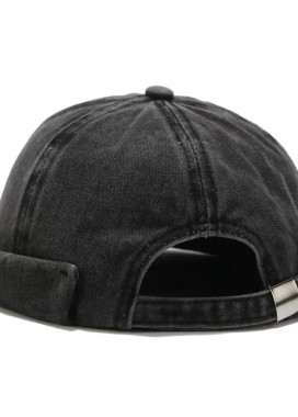 Кепка безкозирка виварена темно-сірого кольору MFStore Изображение Кепка безкозирка виварена темно-сірого кольору MFStore