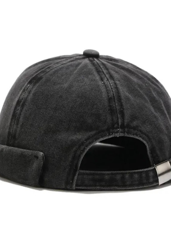 Кепка безкозирка виварена темно-сірого кольору MFStore Изображение Кепка безкозирка виварена темно-сірого кольору MFStore