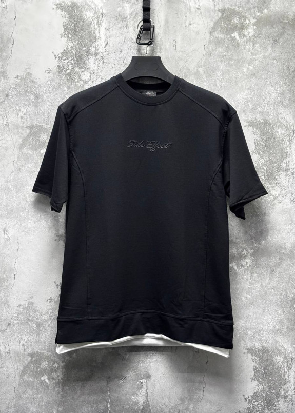 Футболка вільного крою з білою вставкою MFStore Изображение Футболка вільного крою з білою вставкою MFStore