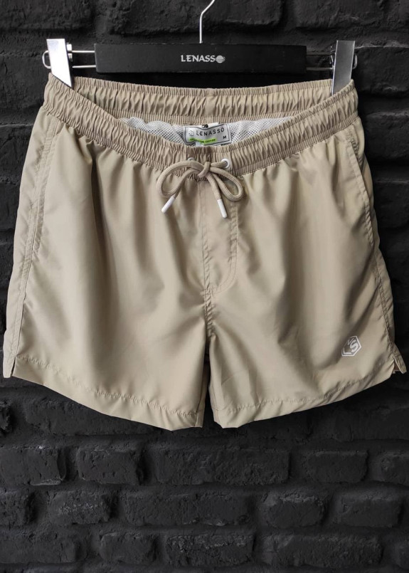 Шорты плавательные мужские бежевые Mfstore Изображение Шорты плавательные мужские бежевые Mfstore