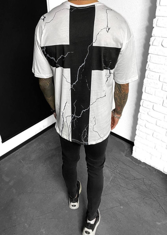 Футболка с крестом на спине MFStore Изображение Футболка с крестом на спине MFStore