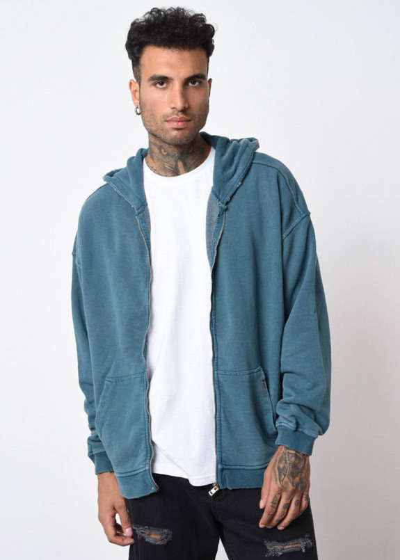 Худі чоловіче на блискавці синє MFStore Изображение Худі чоловіче на блискавці синє MFStore