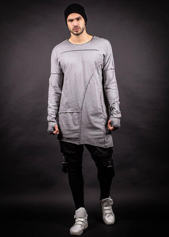 Асимметричный лонгслив со швом MFStore Изображение Асимметричный лонгслив со швом MFStore