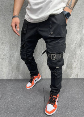 Джоггеры мужские с накладными карманами и застежкой Mfstore Изображение Джоггеры мужские с накладными карманами и застежкой Mfstore