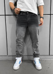 Чоловічі джинси прямі градієнтні сірі MFStore Изображение Чоловічі джинси прямі градієнтні сірі MFStore