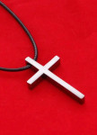 Намисто з підвіскою у вигляді хреста хром MFStore Изображение Намисто з підвіскою у вигляді хреста хром MFStore