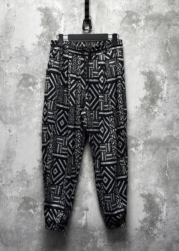 Штани вільного крою з малюнком абстракція на манжеті MFStore Изображение Штани вільного крою з малюнком абстракція на манжеті MFStore