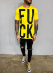 Футболка fuck желтый MFStore Изображение Футболка fuck желтый MFStore