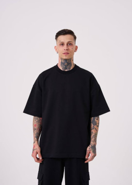 Футболка оверсайз чорна базова MFStore Изображение Футболка оверсайз чорна базова MFStore