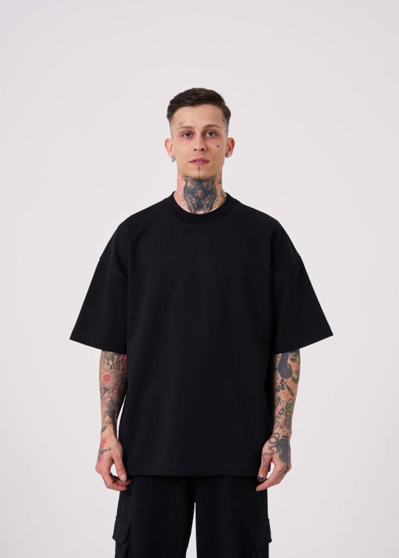 Футболка оверсайз чорна базова MFStore Изображение Футболка оверсайз чорна базова MFStore