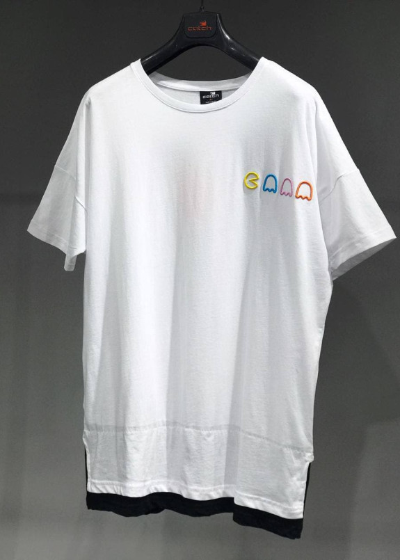 Футболка белая packmen MFStore Изображение Футболка белая packmen MFStore