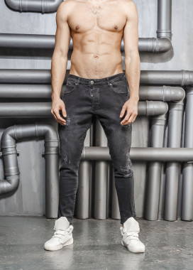 Джинсы с молнией сбоку Mfstore Изображение Джинсы с молнией сбоку Mfstore