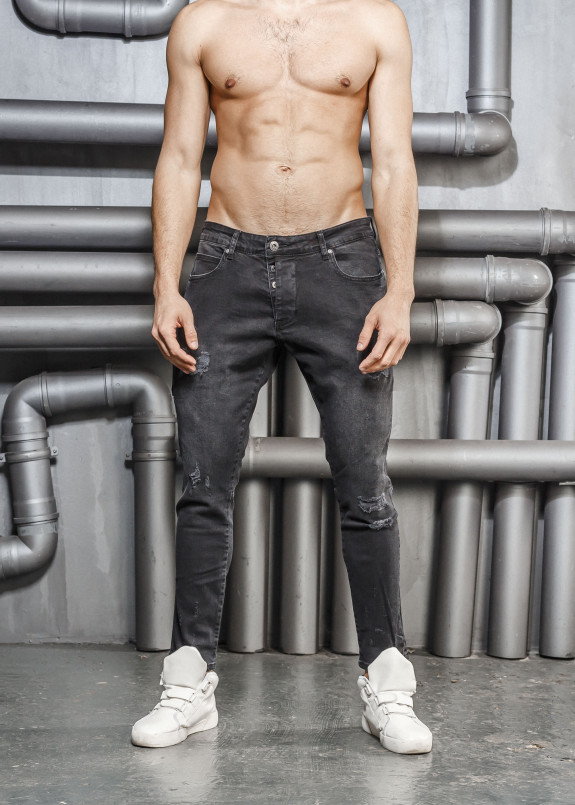 Джинсы с молнией сбоку Mfstore Изображение Джинсы с молнией сбоку Mfstore