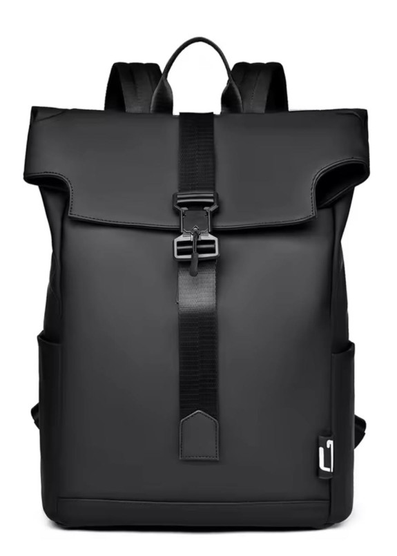 Стильний матовий портфель чорний MFStore Изображение Стильний матовий портфель чорний MFStore