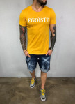 Футболка желтая с надписью Egoїste Mfstore Изображение Футболка желтая с надписью Egoїste Mfstore