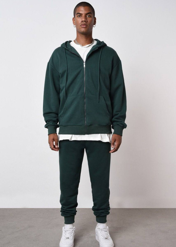 Костюм оверсайз хакі на блискавці MFStore Изображение Костюм оверсайз хакі на блискавці MFStore