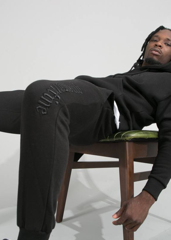 Штани спортивні на флісі quarantine чорні MFStore Изображение Штани спортивні на флісі quarantine чорні MFStore