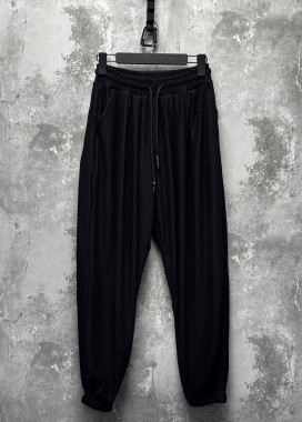 Штани вільного крою чорні у смужку MFStore Изображение Штани вільного крою чорні у смужку MFStore