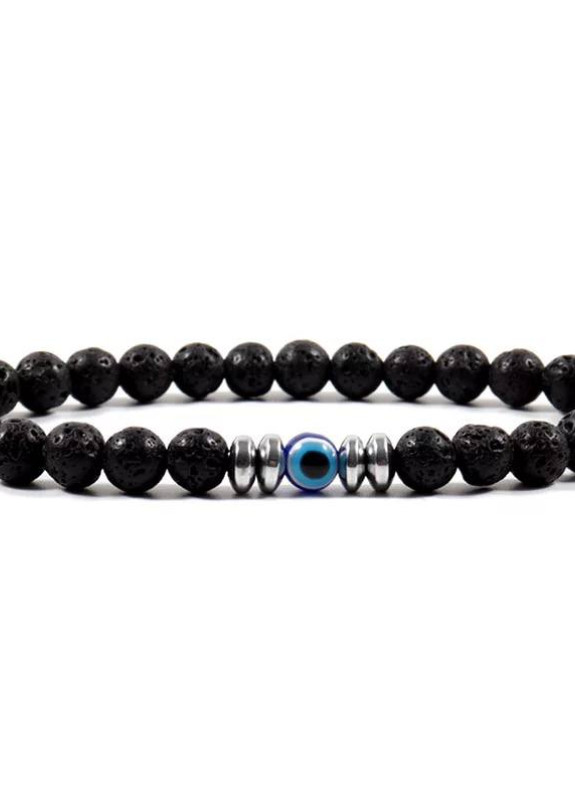 Браслет унісекс з каменю пористий чорний MFStore Изображение Браслет унісекс з каменю пористий чорний MFStore