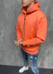 Изображение Худи мужское базовое со шнурками оранжевое MFStore