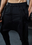 Изображение Штаны галифе со шлейками черные MFStore